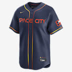 Alex Bregman Houston Astros City Connect Men's Nike Dri-FIT ADV MLB Limited Jersey - Navy