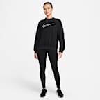Nike Dri-FIT Get Fit Women's Graphic Crewneck Sweatshirt