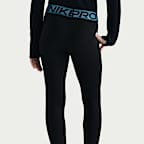 Nike Pro Older Kids' (Girls') Dri-FIT Leggings with Shine Accents