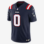 Christian Gonzalez New England Patriots Men's Nike Dri-FIT NFL Limited Jersey - College Navy