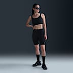 Nike Sportswear Chill Poplin 女款合身短版背心上衣