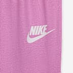 Conjunto de 2 piezas con pants de cintura tipo bolsa de papel para bebé (6-12 meses) Nike