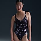 Nike Swim Women's V-Neck One-Piece