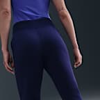 FC Barcelona Phoenix Fleece Nike Football-bukser med høj talje til kvinder