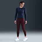 Langærmet Nike One Fitted Dri-FIT-trøje til kvinder