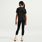 Playera de entrenamiento de manga corta Dri-FIT para niña talla grande Nike Pro