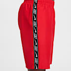 Shorts de vóleibol de 18 cm para niño Nike Swim Logo Tape Lap