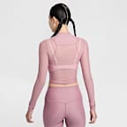 ナイキ ゼンビー ウィメンズ Dri-FIT ロングスリーブ シアー トップ