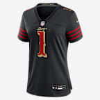 Jersey Nike de la NFL de partido para mujer Ricky Pearsall San Francisco 49ers colección Rivalries - Negro