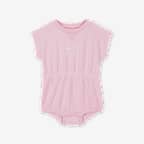 Nike Essentials Baby (0-9M) Jacquard Towel Terry Romper