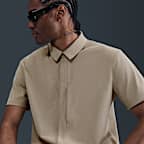 Nike 24.7 PerfectStretch Men's Dri-FIT Short-Sleeve Snap-Down Top