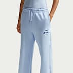 Pantaloni palazzo a vita alta Nike Sportswear Phoenix Fleece – Donna