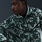 Nike Tech Men's Full-Zip Fleece Camo Windrunner Jacket