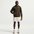 Felpa pullover da tennis in French Terry con cappuccio Dri-FIT NikeCourt Heritage – Uomo