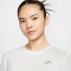 เสื้อวิ่งแขนสั้นผู้หญิง Dri-FIT Nike Trail