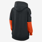 Sudadera con gorro sin cierre Nike de la NFL para mujer Cincinnati Bengals Sideline Essential