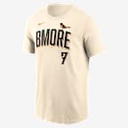 Jackson Holliday Baltimore Orioles City Connect Men's Nike MLB T-Shirt - Natural