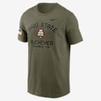 Ohio State Buckeyes Military Appreciation Team Issue Men's Nike Dri-FIT College T-Shirt