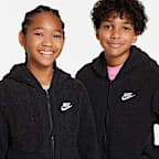 Nike Sportswear Club Fleece Kışlık Tam Boy Fermuarlı Genç Çocuk Kapüşonlu Üstü