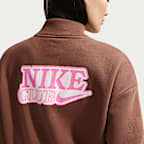 Nike Sportswear Women's Oversized 1/4-Zip Fleece Top