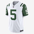 Garrett Wilson New York Jets Men's Nike Dri-FIT NFL Limited Football Jersey - White