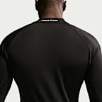 Nike Pro Men's Dri-FIT Fitness Mock-Neck Long-Sleeve Top