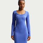 Nike Sportswear Chill Knit Women's Tight Long-Sleeve Midi Mini-Rib Dress