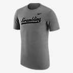 Grambling State Men's Nike College T-Shirt - Dark Grey Heather
