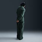 나이키 스포츠웨어 피닉스 플리스 여성 오버사이즈 하프집 크롭 스웻셔츠