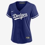 MLB Los Angeles Dodgers (Clayton Kershaw) Women's Replica Baseball Jersey - Royal