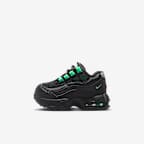 Black/Black/Pearl Grey/Green Shock