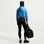 Sudadera con gorro Dri-FIT de cierre completo para niña talla grande Nike Pro Fleece