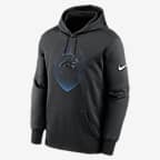 Carolina Panthers Icon Men’s Nike Therma NFL Pullover Hoodie - Black