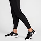 Joggers de French Terry de tiro alto de 7/8 para mujer Nike Dri-FIT One
