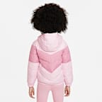 Doudoune à capuche et chevrons Nike pour Jeune enfant