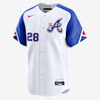 Matt Olson Atlanta Braves City Connect Men's Nike Dri-FIT ADV MLB Limited Jersey - White