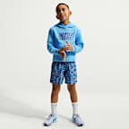 Shorts de entrenamiento Dri-FIT de tejido Woven para niño talla grande Nike Multi