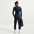 Joggers de tejido Knit de tiro alto largos para mujer Nike One