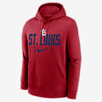 St. Louis Cardinals Club Slack Men's Nike MLB Pullover Hoodie - Red