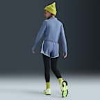 Nike Girls' Dri-FIT Long-Sleeve 1/4-Zip Top