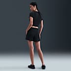 ナイキ スポーツウェア チル テリー ウィメンズ ミッドライズ フレンチテリー プリント ショートパンツ