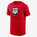 Georgia Primetime Logo Mantra Men's Nike College T-Shirt - Red