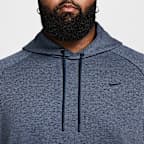 Nike Primary Fleece Sudadera con gorro sin cierre de alto rendimiento Dri-FIT con protección UV para hombre