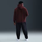 Sudadera con gorro de tejido Fleece de cierre completo para hombre Nike Solo Swoosh