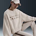 Sweatshirt de gola redonda folgada Nike Sportswear Phoenix Fleece para mulher