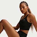 Midkini con cuello en forma de U para mujer Nike Swim