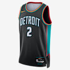 Jersey Nike de la NBA Swingman para hombre de Cade Cunningham de los Detroit Pistons City Edition - Gris aceite