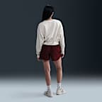 ナイキ スポーツウェア フェニックス フリース ウィメンズ オーバーサイズド Vネック クロップド トップ