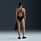 Traje de baño de una pieza con diseño Fastback Nike Fusion Logo Tape