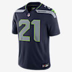 Jersey Nike Dri-FIT de la NFL Limited para hombre Devon Witherspoon Seattle Seahawks - Azul marino universitario